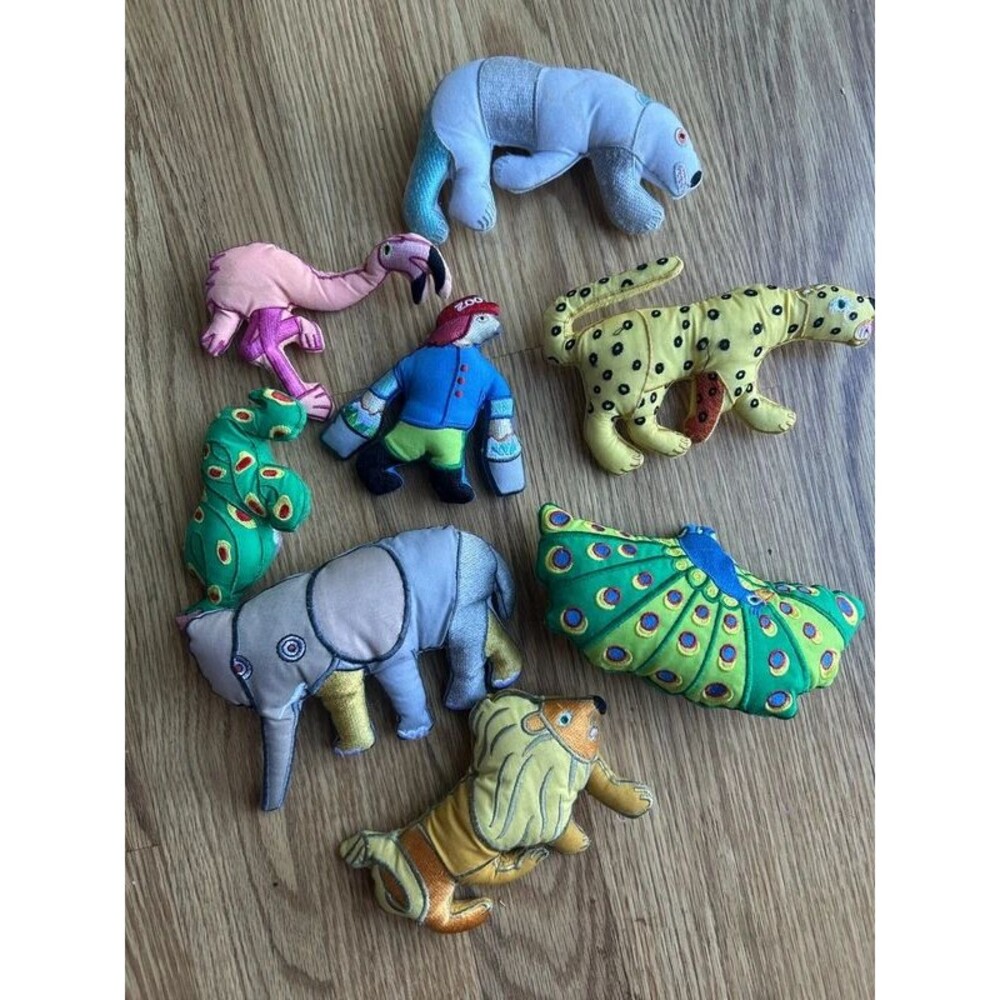 Vintage Eric Carle Polar Bear What Do You Hear Props Toys Lot Incomplete